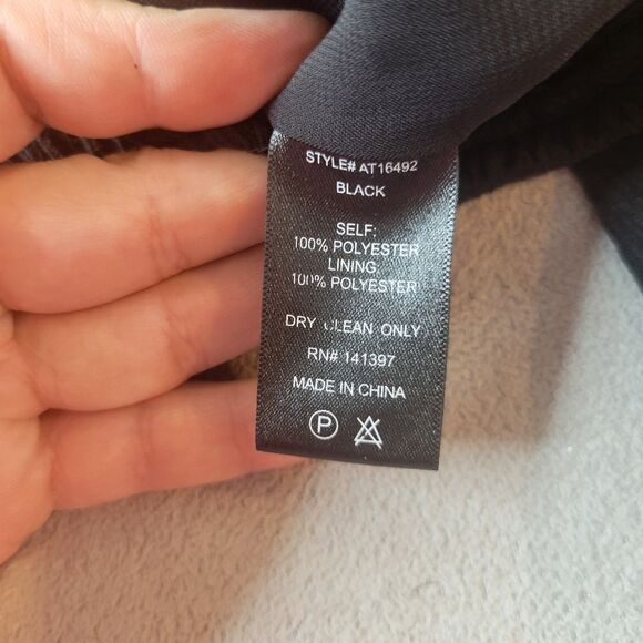 ASTR The Label Black Puff Sleeve Square Neck Crop Top Size XS - Picture 5 of 9